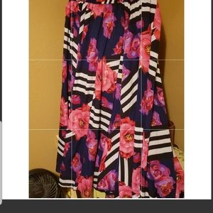 Burlington Coat Factory full skirt with flowers